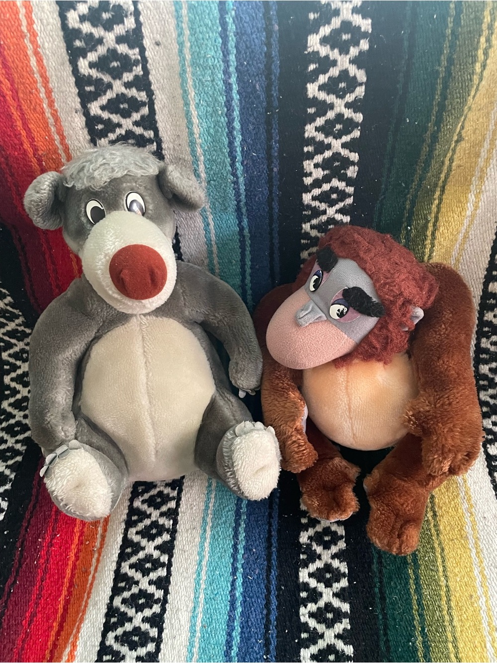 Plush Jungle Book Baloo and King Louie Set